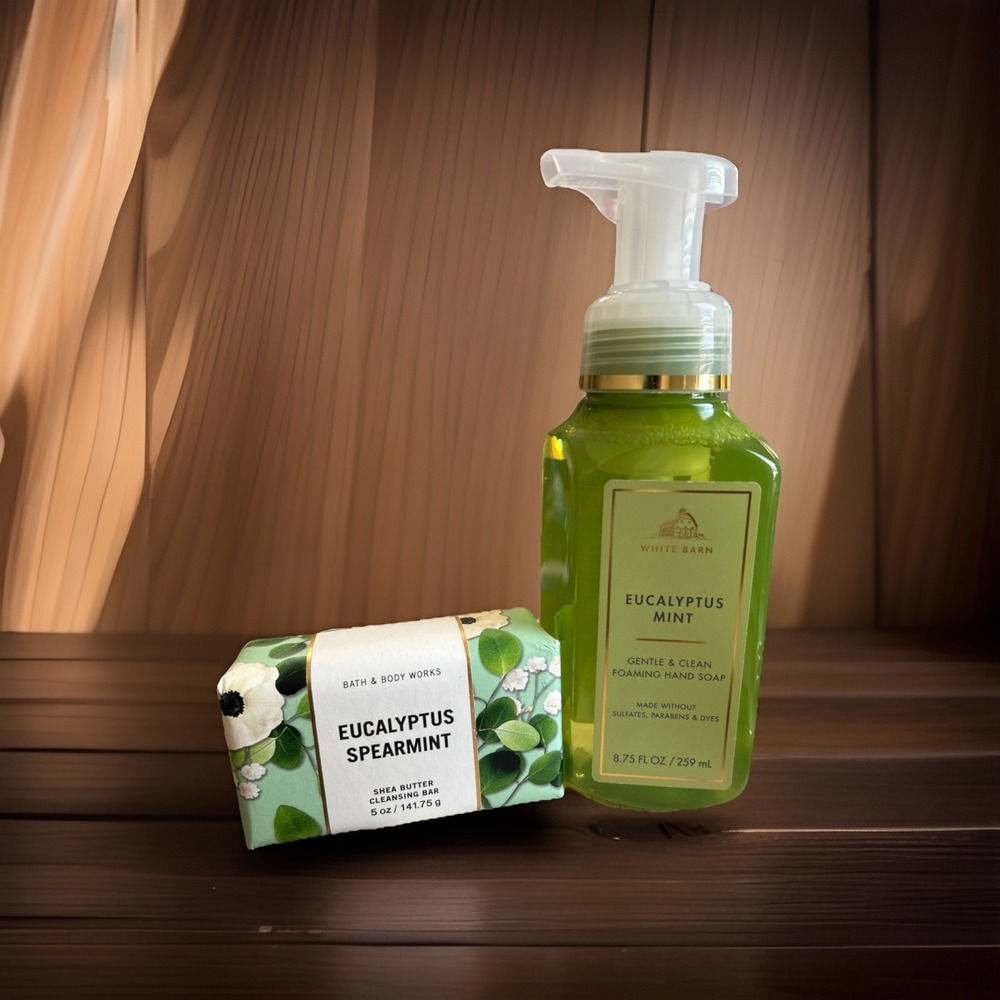 BATH & BODY‎ WORK Soap Lot Foamjng/Cleaning Eucalyptus Spearmint Eucalyptus Mint